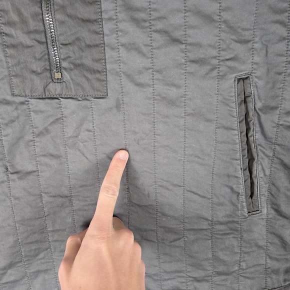 FP Movement Slow Rush‎ Half Zip Pullover Jacket Womens Large Casual Gray - Picture 6 of 8